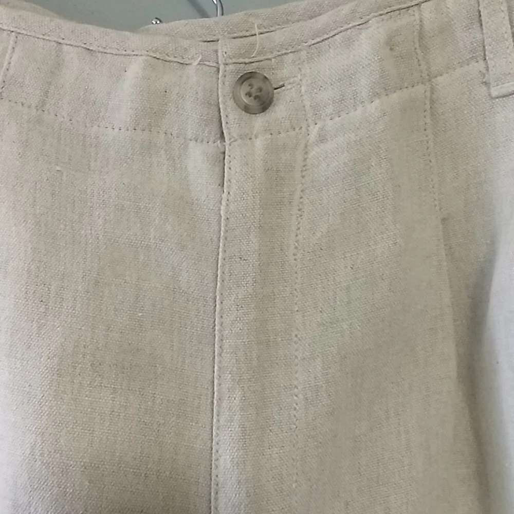 Talbot's Linen Cotton Blend Shorts Size 16